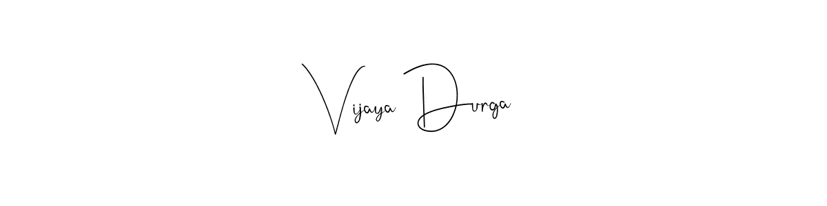 The best way (Andilay-7BmLP) to make a short signature is to pick only two or three words in your name. The name Vijaya Durga include a total of six letters. For converting this name. Vijaya Durga signature style 4 images and pictures png