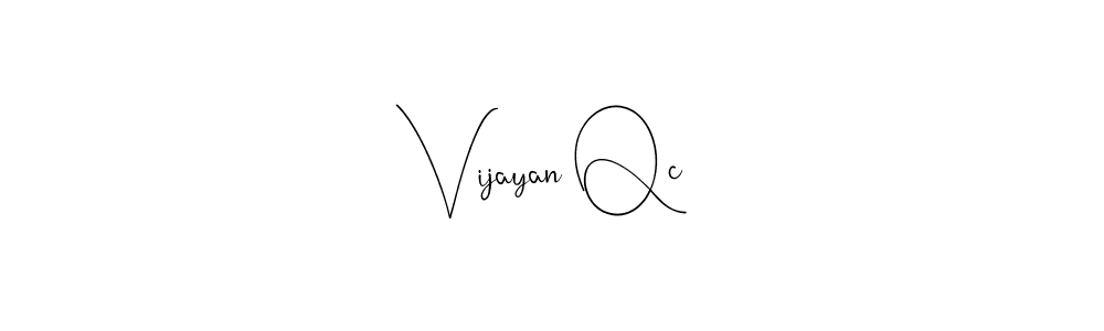 How to Draw Vijayan Qc signature style? Andilay-7BmLP is a latest design signature styles for name Vijayan Qc. Vijayan Qc signature style 4 images and pictures png