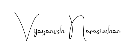 Discover the perfect balance of readability and style for Vijayanush Narasimhan with Andilay-7BmLP font. Create your dream signature today. Vijayanush Narasimhan signature style 4 images and pictures png