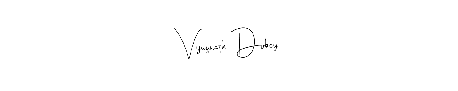 Design your own signature with our free online signature maker. With this signature software, you can create a handwritten (Andilay-7BmLP) signature for name Vijaynath Dubey. Vijaynath Dubey signature style 4 images and pictures png