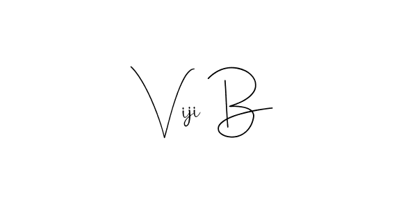 It looks lik you need a new signature style for name Viji B. Design unique handwritten (Andilay-7BmLP) signature with our free signature maker in just a few clicks. Viji B signature style 4 images and pictures png