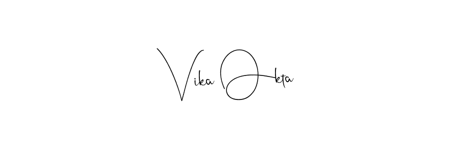 It looks lik you need a new signature style for name Vika Okta. Design unique handwritten (Andilay-7BmLP) signature with our free signature maker in just a few clicks. Vika Okta signature style 4 images and pictures png