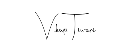 Practice writing Vikalp Tiwari with the flow of Andilay-7BmLP lettering. A fantastic source of inspiration for developing your personal signature style. Vikalp Tiwari signature style 4 images and pictures png