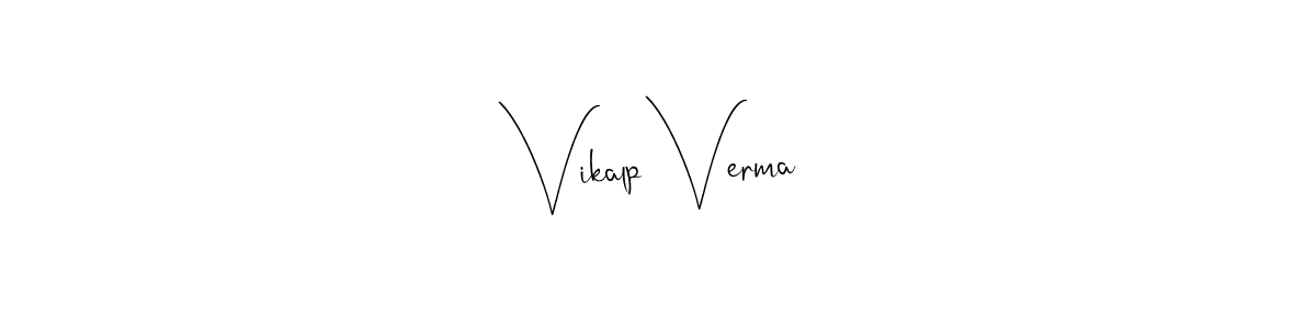 Use a signature maker to create a handwritten signature online. With this signature software, you can design (Andilay-7BmLP) your own signature for name Vikalp Verma. Vikalp Verma signature style 4 images and pictures png