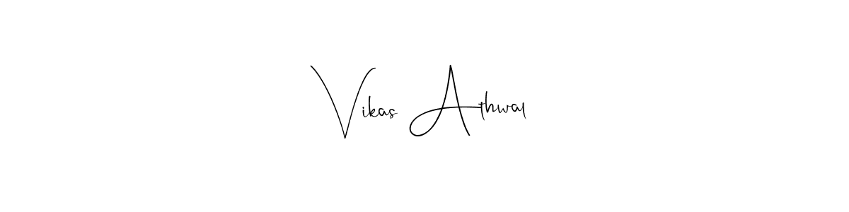 Design your own signature with our free online signature maker. With this signature software, you can create a handwritten (Andilay-7BmLP) signature for name Vikas Athwal. Vikas Athwal signature style 4 images and pictures png