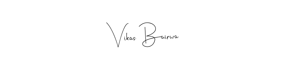 How to make Vikas Bairwa signature? Andilay-7BmLP is a professional autograph style. Create handwritten signature for Vikas Bairwa name. Vikas Bairwa signature style 4 images and pictures png