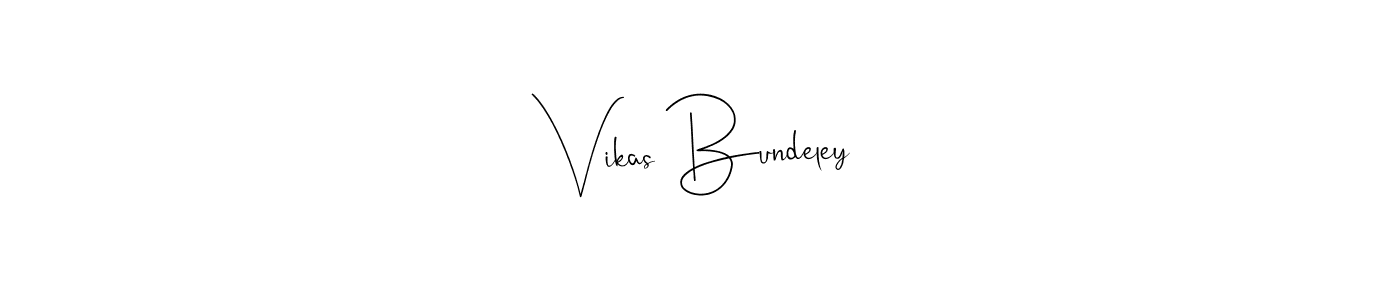 It looks lik you need a new signature style for name Vikas Bundeley. Design unique handwritten (Andilay-7BmLP) signature with our free signature maker in just a few clicks. Vikas Bundeley signature style 4 images and pictures png