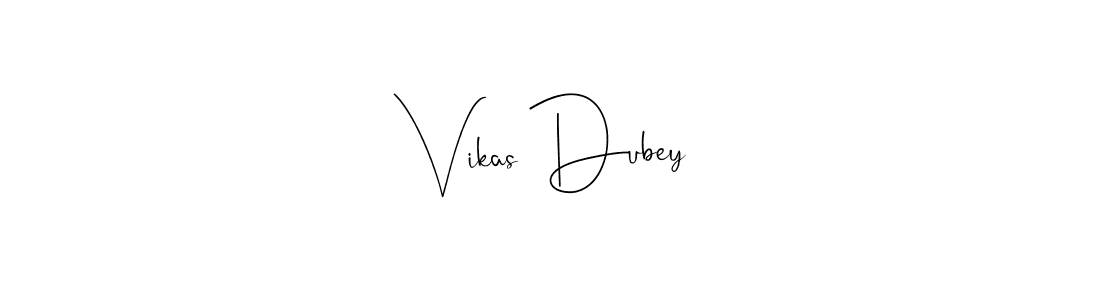 Make a beautiful signature design for name Vikas Dubey. Use this online signature maker to create a handwritten signature for free. Vikas Dubey signature style 4 images and pictures png