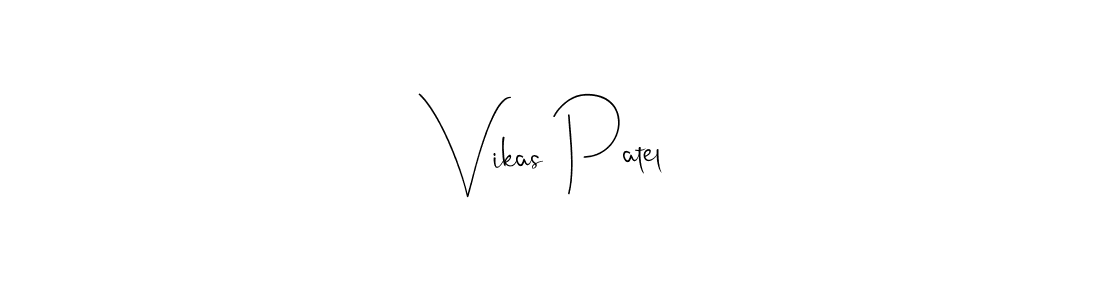 You should practise on your own different ways (Andilay-7BmLP) to write your name (Vikas Patel) in signature. don't let someone else do it for you. Vikas Patel signature style 4 images and pictures png