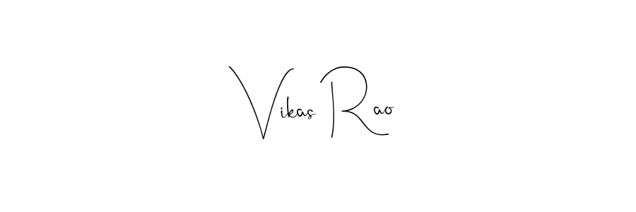 How to make Vikas Rao signature? Andilay-7BmLP is a professional autograph style. Create handwritten signature for Vikas Rao name. Vikas Rao signature style 4 images and pictures png