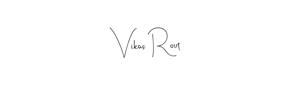 The best way (Andilay-7BmLP) to make a short signature is to pick only two or three words in your name. The name Vikas Rout include a total of six letters. For converting this name. Vikas Rout signature style 4 images and pictures png