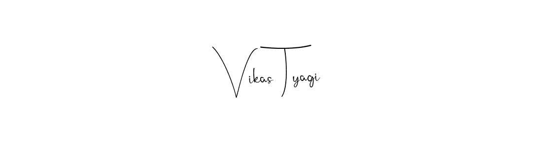 Make a beautiful signature design for name Vikas Tyagi. Use this online signature maker to create a handwritten signature for free. Vikas Tyagi signature style 4 images and pictures png