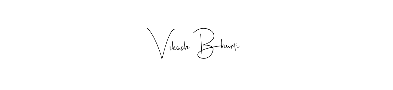 See photos of Vikash Bharti official signature by Spectra . Check more albums & portfolios. Read reviews & check more about Andilay-7BmLP font. Vikash Bharti signature style 4 images and pictures png