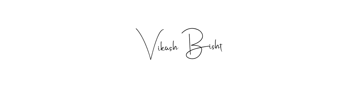 How to make Vikash Bisht signature? Andilay-7BmLP is a professional autograph style. Create handwritten signature for Vikash Bisht name. Vikash Bisht signature style 4 images and pictures png