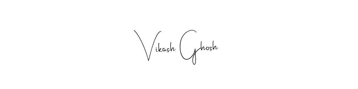 How to Draw Vikash Ghosh signature style? Andilay-7BmLP is a latest design signature styles for name Vikash Ghosh. Vikash Ghosh signature style 4 images and pictures png