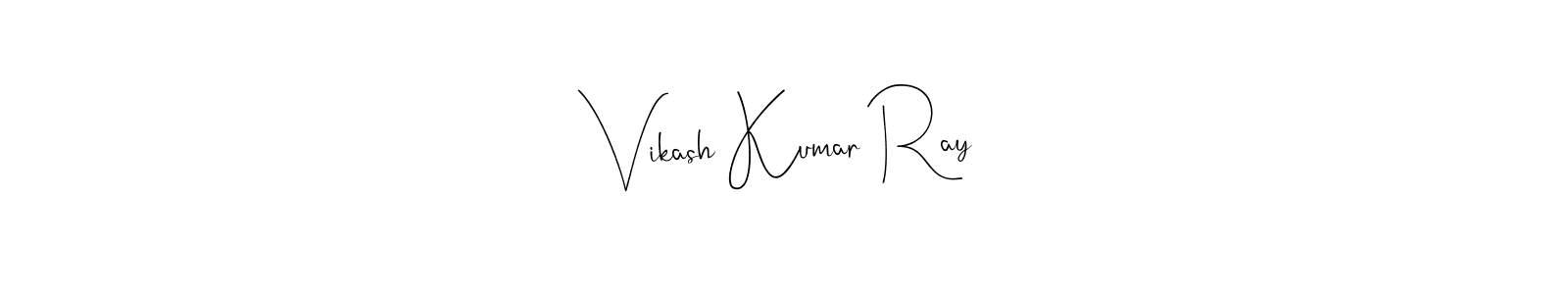 This is the best signature style for the Vikash Kumar Ray name. Also you like these signature font (Andilay-7BmLP). Mix name signature. Vikash Kumar Ray signature style 4 images and pictures png