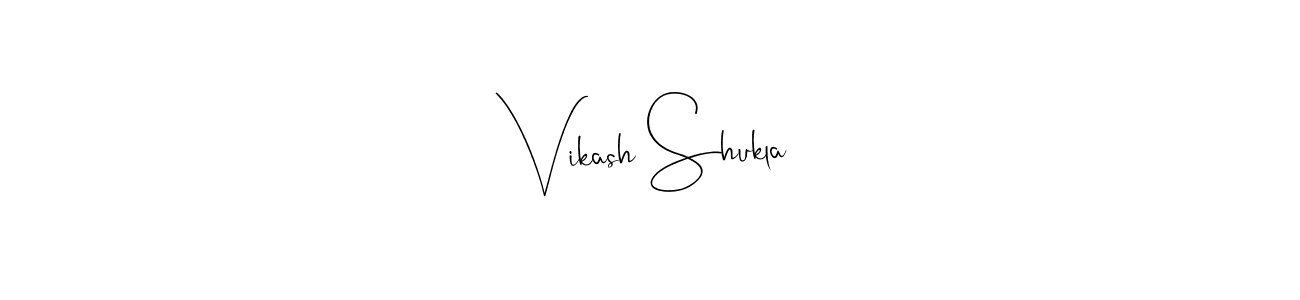 Vikash Shukla stylish signature style. Best Handwritten Sign (Andilay-7BmLP) for my name. Handwritten Signature Collection Ideas for my name Vikash Shukla. Vikash Shukla signature style 4 images and pictures png