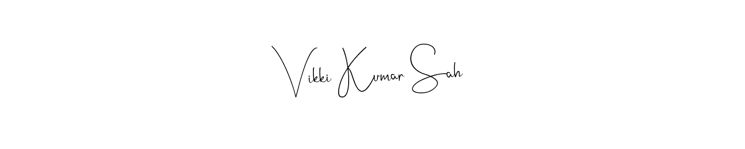 You can use this online signature creator to create a handwritten signature for the name Vikki Kumar Sah. This is the best online autograph maker. Vikki Kumar Sah signature style 4 images and pictures png