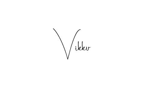 Create a beautiful signature design for name Vikku. With this signature (Andilay-7BmLP) fonts, you can make a handwritten signature for free. Vikku signature style 4 images and pictures png