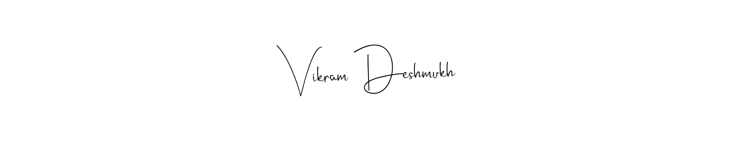 Make a short Vikram Deshmukh signature style. Manage your documents anywhere anytime using Andilay-7BmLP. Create and add eSignatures, submit forms, share and send files easily. Vikram Deshmukh signature style 4 images and pictures png