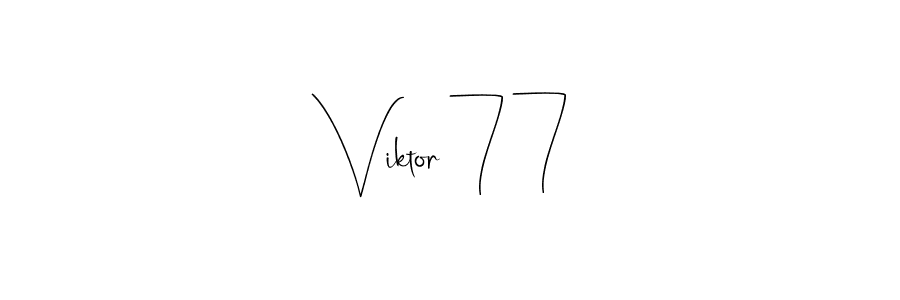 The best way (Andilay-7BmLP) to make a short signature is to pick only two or three words in your name. The name Viktor 77 include a total of six letters. For converting this name. Viktor 77 signature style 4 images and pictures png