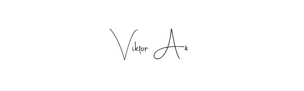 Also You can easily find your signature by using the search form. We will create Viktor A.f name handwritten signature images for you free of cost using Andilay-7BmLP sign style. Viktor A.f signature style 4 images and pictures png