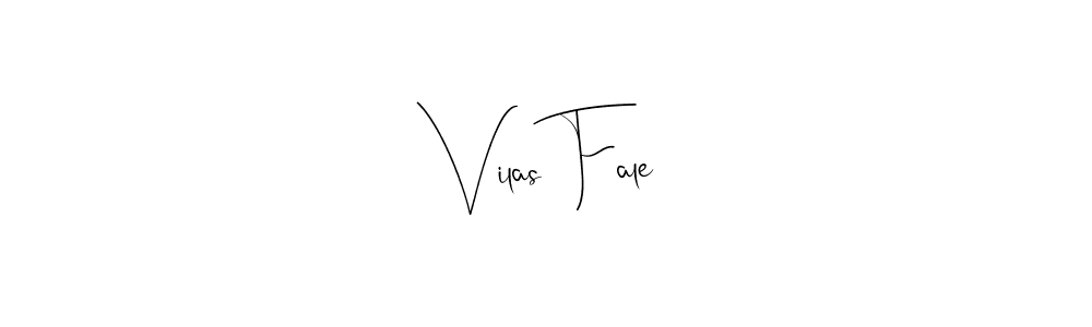 Make a beautiful signature design for name Vilas Fale. Use this online signature maker to create a handwritten signature for free. Vilas Fale signature style 4 images and pictures png