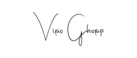 Enhance your business communications with Vilas Gholap signature in Andilay-7BmLP lettering. Clean, modern, and universally compatible. Vilas Gholap signature style 4 images and pictures png