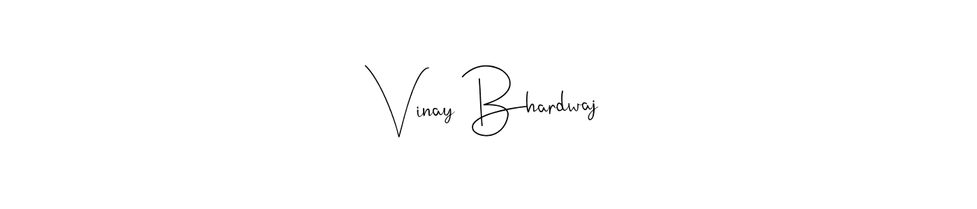 Create a beautiful signature design for name Vinay Bhardwaj. With this signature (Andilay-7BmLP) fonts, you can make a handwritten signature for free. Vinay Bhardwaj signature style 4 images and pictures png