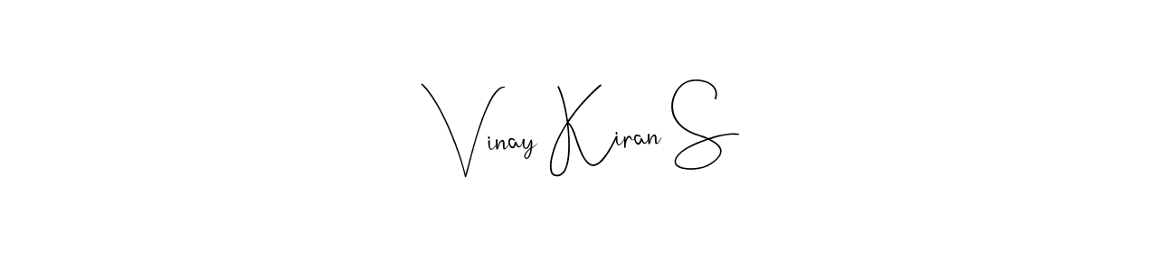 Make a short Vinay Kiran S signature style. Manage your documents anywhere anytime using Andilay-7BmLP. Create and add eSignatures, submit forms, share and send files easily. Vinay Kiran S signature style 4 images and pictures png