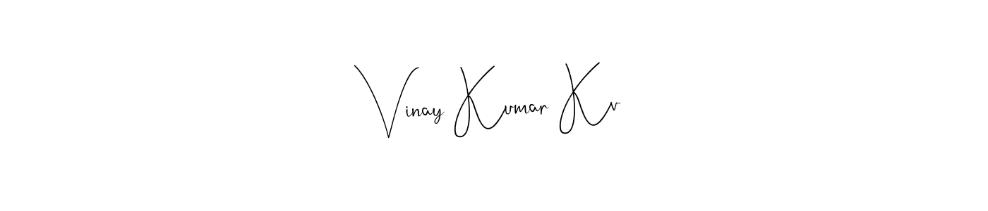 Also You can easily find your signature by using the search form. We will create Vinay Kumar Kv name handwritten signature images for you free of cost using Andilay-7BmLP sign style. Vinay Kumar Kv signature style 4 images and pictures png