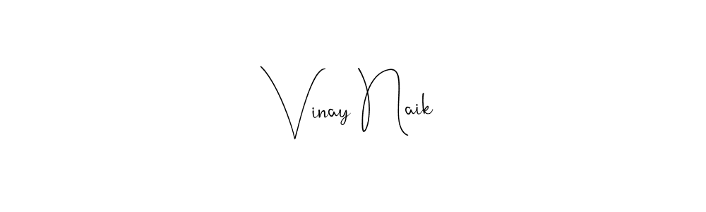 Vinay Naik stylish signature style. Best Handwritten Sign (Andilay-7BmLP) for my name. Handwritten Signature Collection Ideas for my name Vinay Naik. Vinay Naik signature style 4 images and pictures png