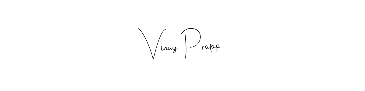 Vinay Pratap stylish signature style. Best Handwritten Sign (Andilay-7BmLP) for my name. Handwritten Signature Collection Ideas for my name Vinay Pratap. Vinay Pratap signature style 4 images and pictures png