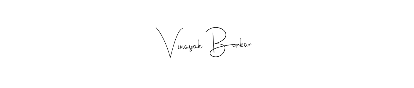 if you are searching for the best signature style for your name Vinayak Borkar. so please give up your signature search. here we have designed multiple signature styles  using Andilay-7BmLP. Vinayak Borkar signature style 4 images and pictures png