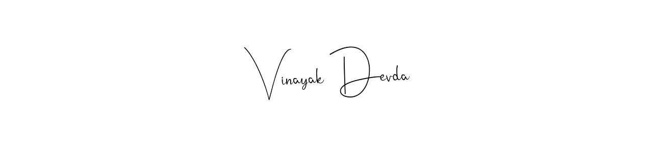 Use a signature maker to create a handwritten signature online. With this signature software, you can design (Andilay-7BmLP) your own signature for name Vinayak Devda. Vinayak Devda signature style 4 images and pictures png