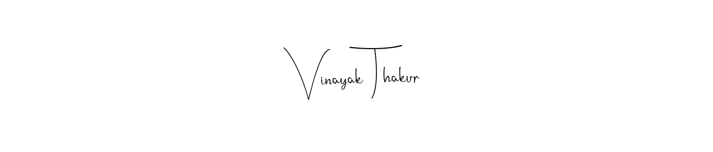 You should practise on your own different ways (Andilay-7BmLP) to write your name (Vinayak Thakur) in signature. don't let someone else do it for you. Vinayak Thakur signature style 4 images and pictures png