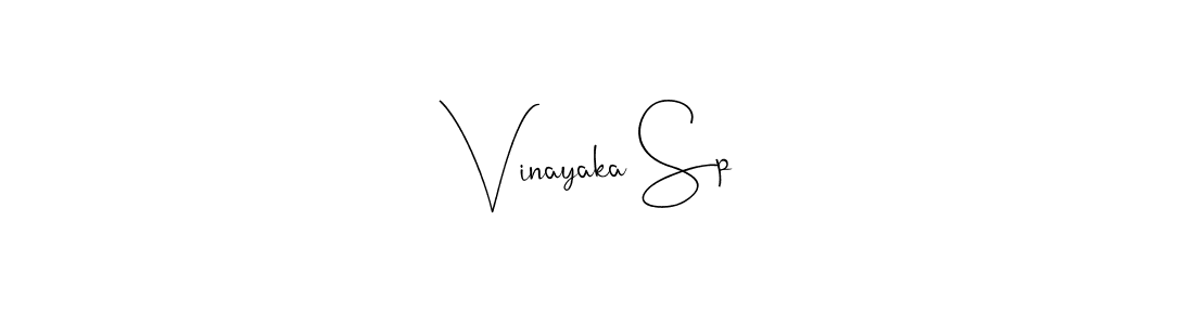 Design your own signature with our free online signature maker. With this signature software, you can create a handwritten (Andilay-7BmLP) signature for name Vinayaka Sp. Vinayaka Sp signature style 4 images and pictures png