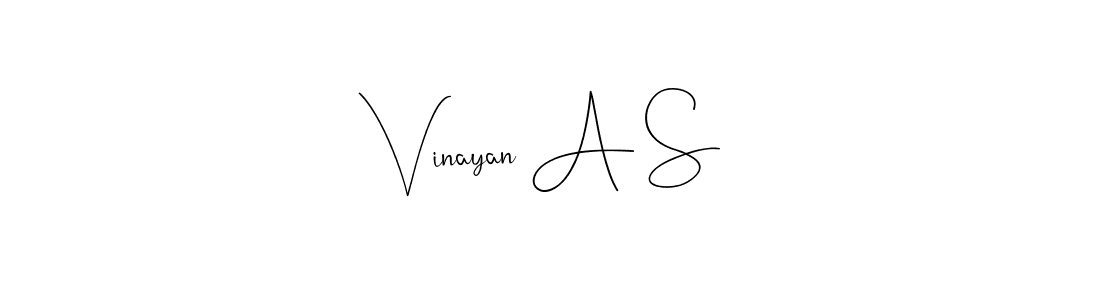 Best and Professional Signature Style for Vinayan A S. Andilay-7BmLP Best Signature Style Collection. Vinayan A S signature style 4 images and pictures png