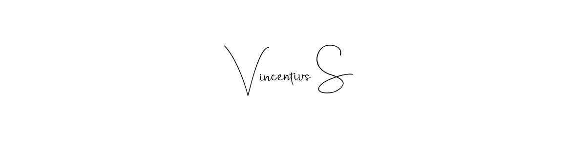 Similarly Andilay-7BmLP is the best handwritten signature design. Signature creator online .You can use it as an online autograph creator for name Vincentius S. Vincentius S signature style 4 images and pictures png