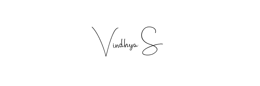 Once you've used our free online signature maker to create your best signature Andilay-7BmLP style, it's time to enjoy all of the benefits that Vindhya S name signing documents. Vindhya S signature style 4 images and pictures png