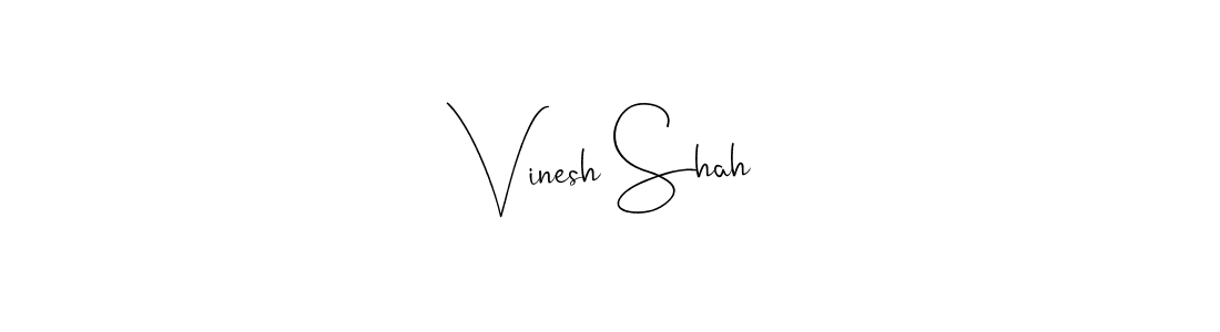 You can use this online signature creator to create a handwritten signature for the name Vinesh Shah. This is the best online autograph maker. Vinesh Shah signature style 4 images and pictures png