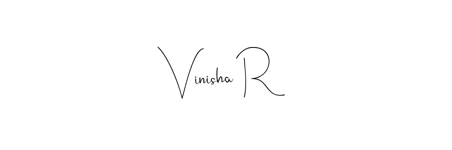 How to Draw Vinisha R signature style? Andilay-7BmLP is a latest design signature styles for name Vinisha R. Vinisha R signature style 4 images and pictures png