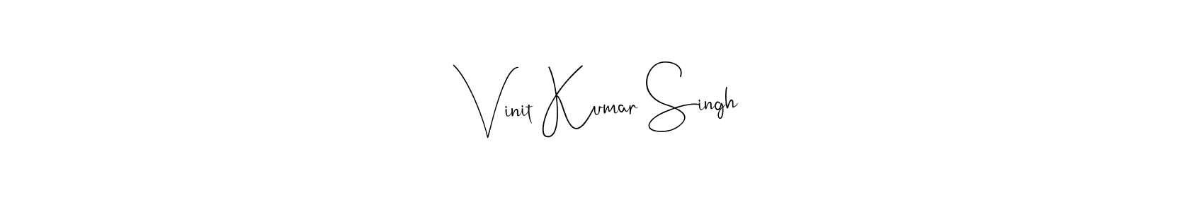 The best way (Andilay-7BmLP) to make a short signature is to pick only two or three words in your name. The name Vinit Kumar Singh include a total of six letters. For converting this name. Vinit Kumar Singh signature style 4 images and pictures png