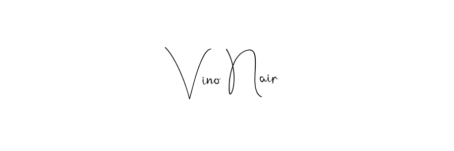 Check out images of Autograph of Vino Nair name. Actor Vino Nair Signature Style. Andilay-7BmLP is a professional sign style online. Vino Nair signature style 4 images and pictures png