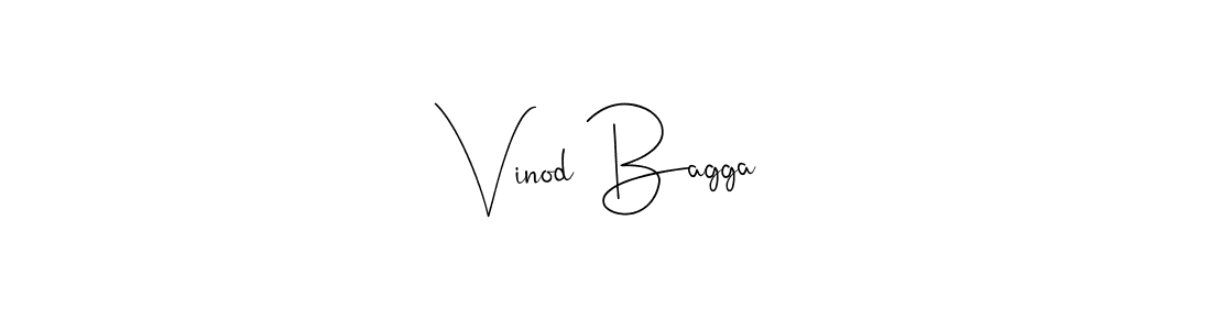 How to make Vinod Bagga signature? Andilay-7BmLP is a professional autograph style. Create handwritten signature for Vinod Bagga name. Vinod Bagga signature style 4 images and pictures png