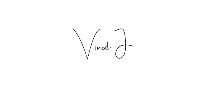 It looks lik you need a new signature style for name Vinod J. Design unique handwritten (Andilay-7BmLP) signature with our free signature maker in just a few clicks. Vinod J signature style 4 images and pictures png