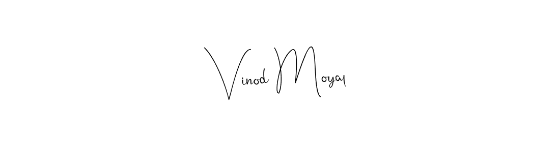 You should practise on your own different ways (Andilay-7BmLP) to write your name (Vinod Moyal) in signature. don't let someone else do it for you. Vinod Moyal signature style 4 images and pictures png