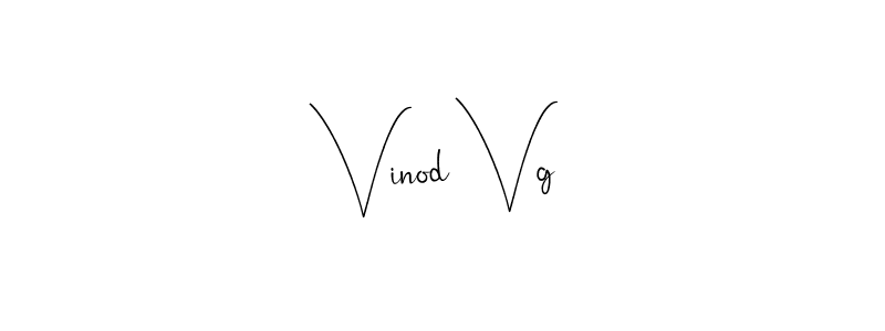 if you are searching for the best signature style for your name Vinod Vg. so please give up your signature search. here we have designed multiple signature styles  using Andilay-7BmLP. Vinod Vg signature style 4 images and pictures png