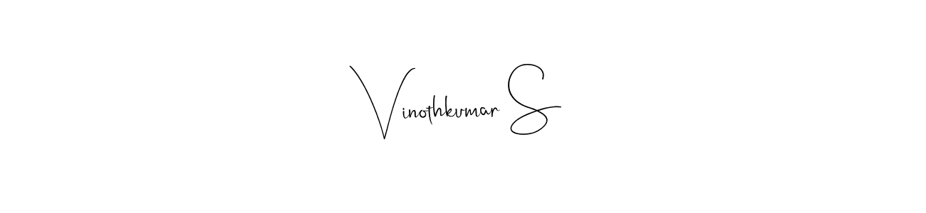 Best and Professional Signature Style for Vinothkumar S. Andilay-7BmLP Best Signature Style Collection. Vinothkumar S signature style 4 images and pictures png