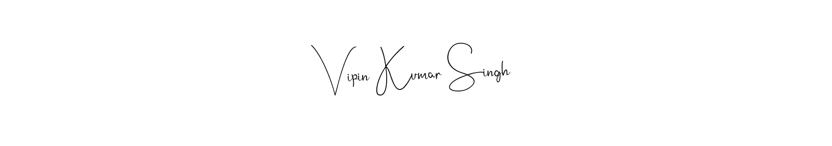 if you are searching for the best signature style for your name Vipin Kumar Singh. so please give up your signature search. here we have designed multiple signature styles  using Andilay-7BmLP. Vipin Kumar Singh signature style 4 images and pictures png